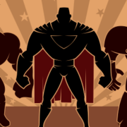 Superheroes uniting with unified communications.